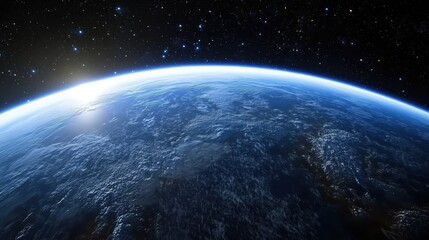 Earth from Space: A Blue Planet