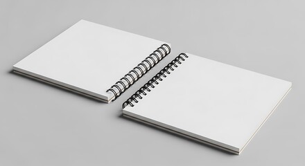 Blank Spiral Notebooks for Note Taking.