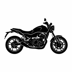 Obraz premium Black and White Motorcycle