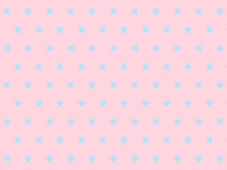 Star pattern in pink and blue, soft and seamless.