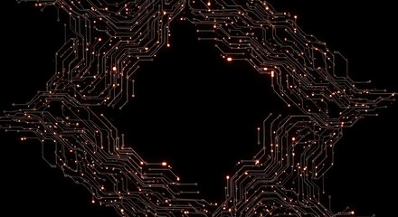 Abstract technology background showing the digital nature of modern business, shaping the lifestyle of people in the city through travel and fashion