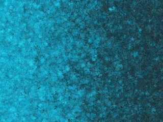A speckled gradient from light to dark turquoise hues.