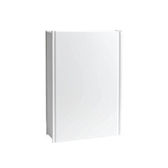 Blank white rectangular box, possibly a book or device