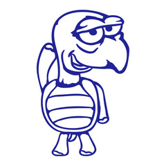 Turtle mischievous funny silly shame cheeky cool