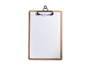 Blank clipboard with white paper (6)