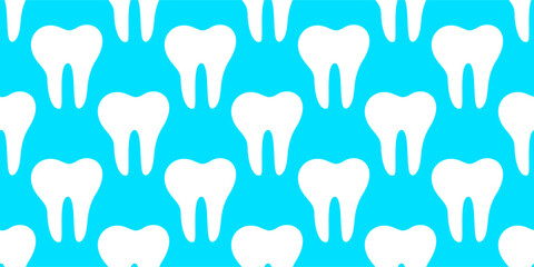 doodle Teeth Pattern background. doodle tooth pattern background. dental seamless pattern background. tooth seamless pattern.