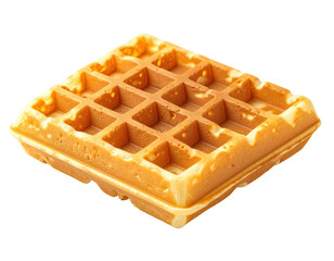 Close-up of a golden-brown waffle (2)