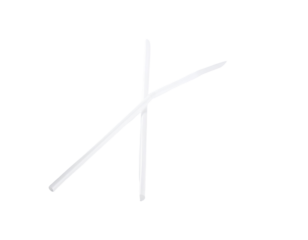 White, stylized, capital letter "X" on black background