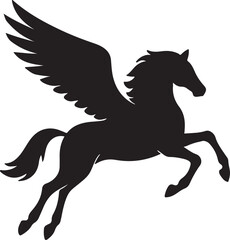 horse silhouette vector