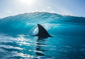 Fototapeta premium Sunlit Shadow in the Curl