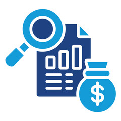Financial analysis Icon