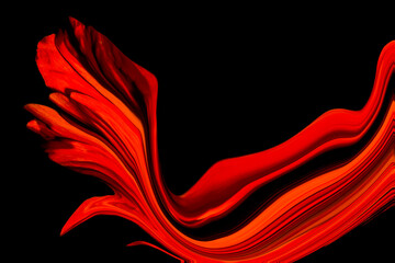 FLOWING RED ORANGE COLOURS ON DARK BACKGROUND SPACE FOR WORDS 