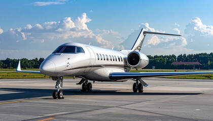 Private Jet Airplane – Luxury Aviation Scene