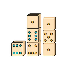 Understanding the probability and statistics behind game dice arrangements and their outcomes in various games