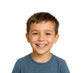 Joyful child smiling portrait happy vibe