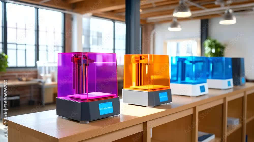 Poster 3d printing lab for education and prototyping with filament systems