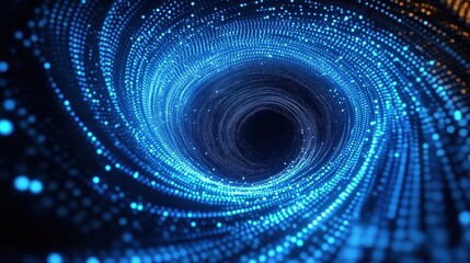 Obraz premium Abstract digital vortex