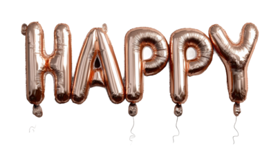 Celebrating happiness with balloons party decorative