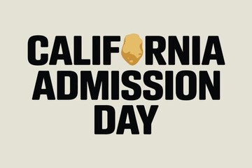 Fototapeta premium California Admission Day September 9 Celebration