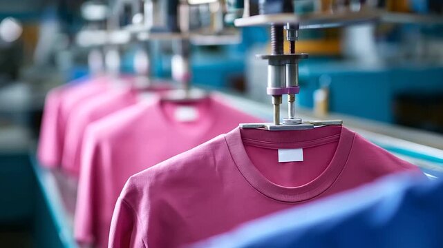 Automated screen printing facility for promotional t – shirt production