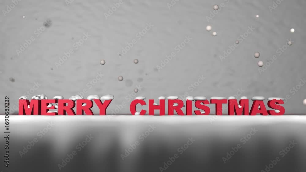 Poster merr y christmas red color text font snowfall white color object winter season december xmas event p