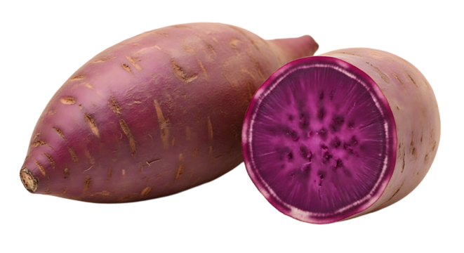 Red bus with flame design driving in a city.