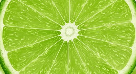 Close-up of a sliced citrus fruit with visible pulp and juice, fresh and vibrant detail