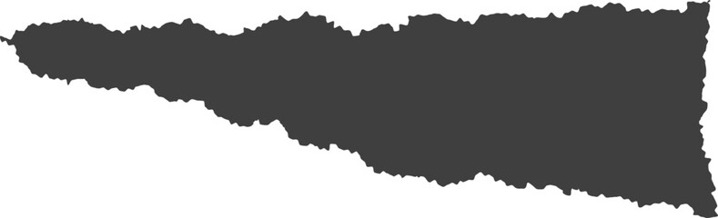 Ripped paper piece. Torn edges paper for scrapbooking and template design. Textured teared sheet for banner and collage.