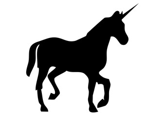 ユニコーンのシルエット
