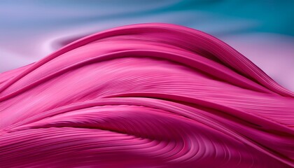 vibrant pink waves abstract fluid patterns in dynamic motion