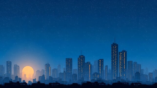 new york city skyline - Powered by Adobe