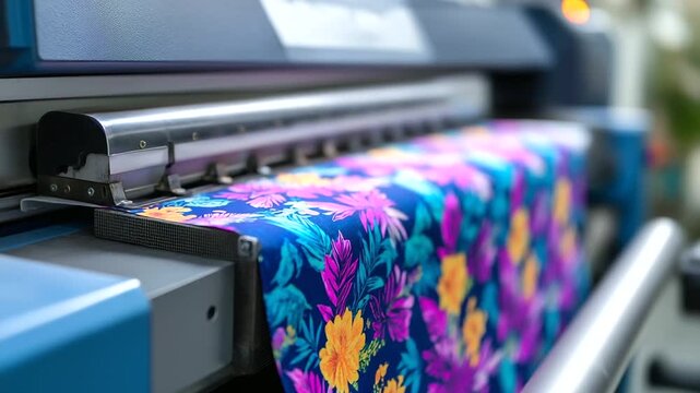 Sublimation Printing Process for Vibrant Textile Designs