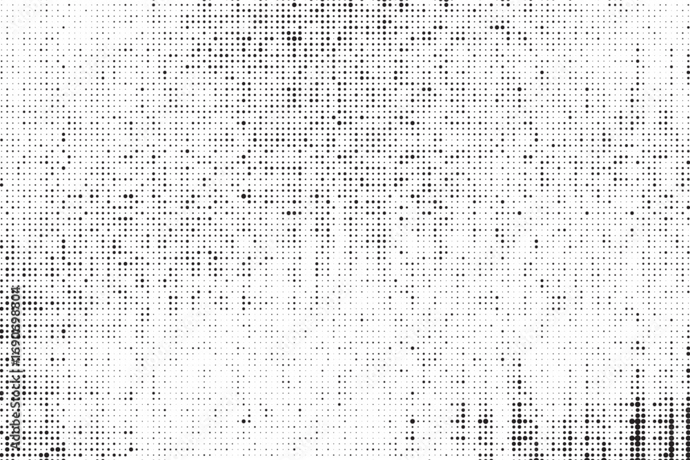 Poster grunge halftone vector print background. abstract halftone dots pattern background texture. vector i