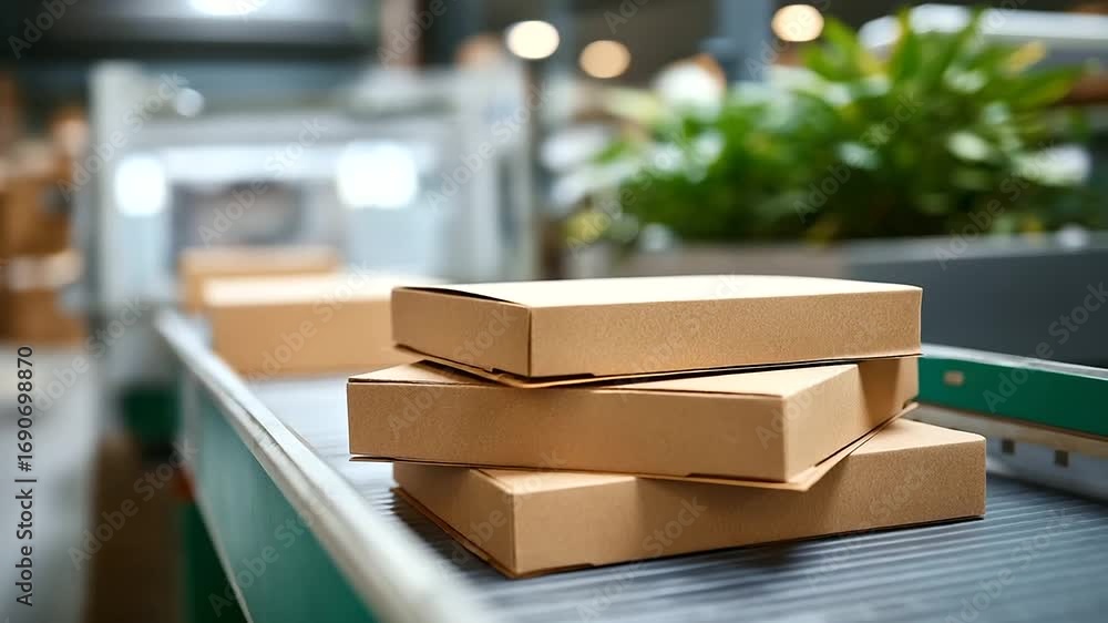 Poster sustainable packaging printing with eco – friendly practices – artificial intelligence machine learn