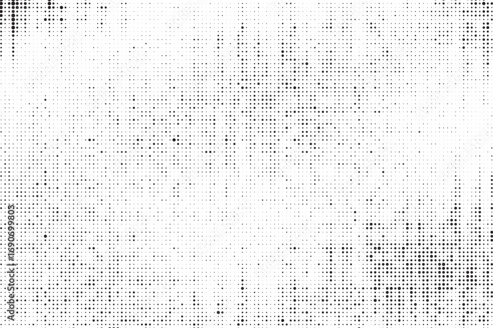 Poster grunge halftone vector print background. abstract halftone dots pattern background texture. vector i