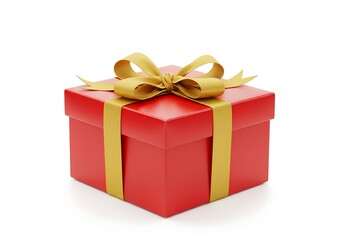 Obraz premium Crimson Joy: A Gift Unveiled