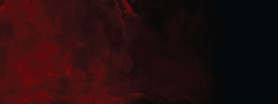 Gothic horror background with smoky red and black textures