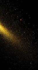 Obraz premium Golden Stardust Trail