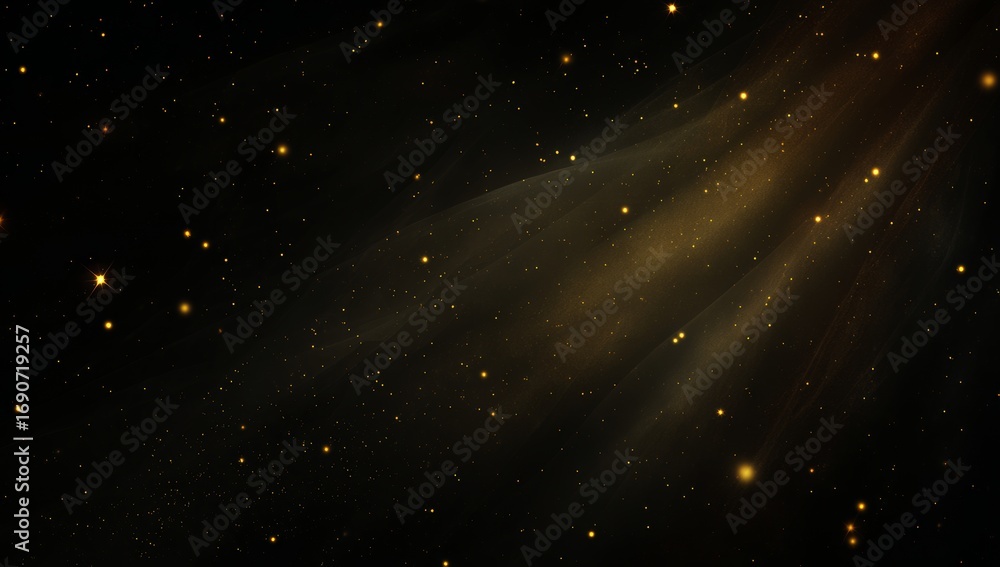 Poster the background features an abstract gold and black gradient with a rough texture, accompanied by a g