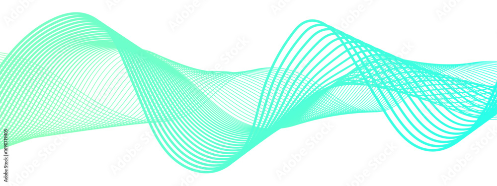Poster abstract wavy lines flowing dynamic isolated on white background. smooth, curved, overlapping lines 