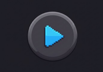 Pixel Play Button