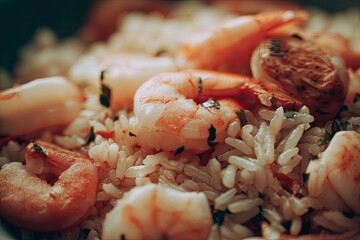 Close-up of shrimp and rice dish (4)