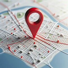 Fototapeta premium map