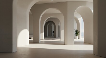 Sunlit Arches of Tranquility