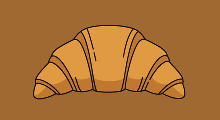 Golden Croissant Pastry: A Delicious and Flaky Treat.