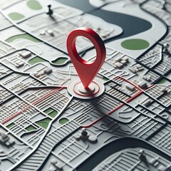 Fototapeta premium map