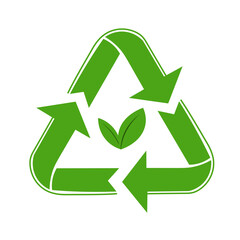 Obraz premium recycle symbol icon