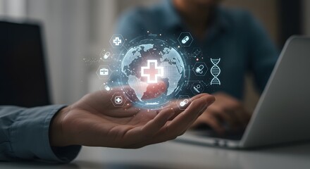 Global Healthcare Technology and Innovation Concept