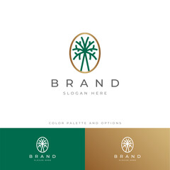 Modern and Professional Tree Logo Design Vector Template | Fully editable