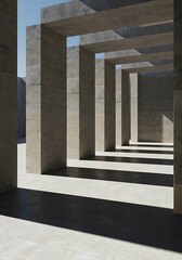 Concrete Labyrinth: Midday Shadows